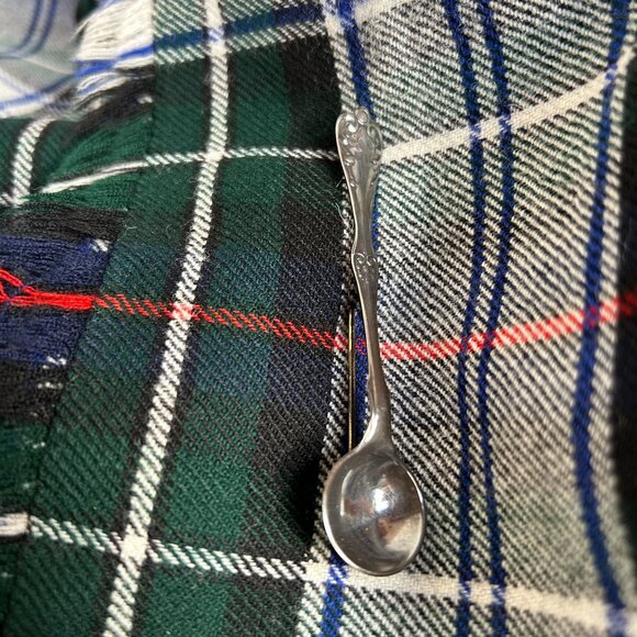 Vintage Geoffrey Tailor Highland Crafts Scottish Wool Plaid Pleated Maxi Skirt - Picture 4 of 7